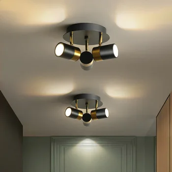 Modern, Spot Led Lampă de Plafon Culoare Muntele Alb Negru pentru Balcon Urmări Coridor Home Decor Magazin Luciu de Fixare de Iluminat Interior