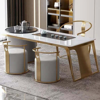 Moderne de lux lumina bord mare rock bord ceai de masă ceai de masă biroul de acasă plita cu inducție Kung Fu ceai de masă și ch