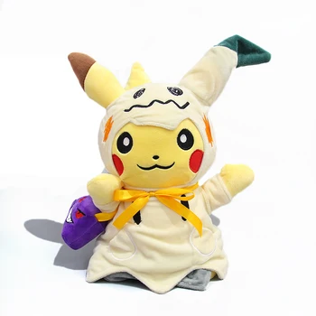 Monstru de buzunar Anime Pokemon Mimikyu Q Cu Genger Sac Pokachu Halloween Cosplay Jucărie de Pluș Moale Umplute Papusa Cadou pentru Copii