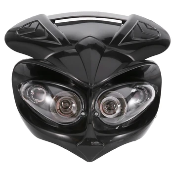 Motociclete Universal Carenaj Cap De Lumină Lampă Cu Motocicleta Cu Faruri Duble Pentru F-Vultur Apollo