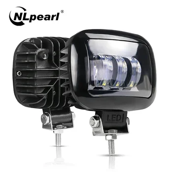 NLpearl 5 Inch 30W lumina Reflectoarelor cu LED-Lumina de Lucru Bar pentru Jeep BMW Camion cu Barca Lada Niva 4x4 Atv-uri Off Road de Conducere proiectoare Ceata