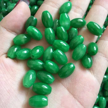 Naturale Jadeit Myanmar Smarald, Jad Marquise Forma De Margele Pentru Bijuterii Diy Brățară Colier Verde Jad-Ul Șirag De Mărgele Accesorii