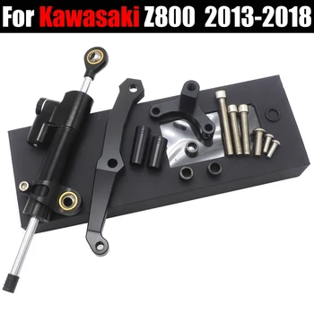 Negru CNC Direcție Amortizor Stabilizator Suport de Montare Pentru Kawasaki Z800 2013-2018