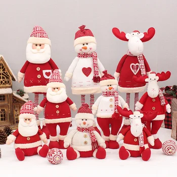 Noi De Craciun Decoratiuni Craciun Păpuși Pomul De Crăciun Jucării Elan Moș Crăciun Om De Zăpadă Decor De Copii Cadou De Anul Nou