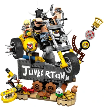 Noi Jocuri Video Cărămizi Junkrat & Roadhog Compatibil Overwatching 75977 Blocuri Jucarii pentru Copii, Cadouri de Craciun 380pcs