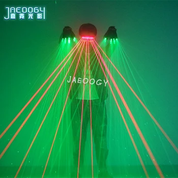 Noi Personalizate Verde cu Laser Mănușă Bar, Club de noapte Red Laser Ochelari Fluorescente LED Dans
