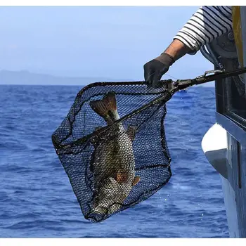 Noi Pliabil Pescuit Zbura Net Aluminiu Net De Aterizare Portabil Ușor Dip Net Pliabil Catcher Pește Pescuit Instrumente