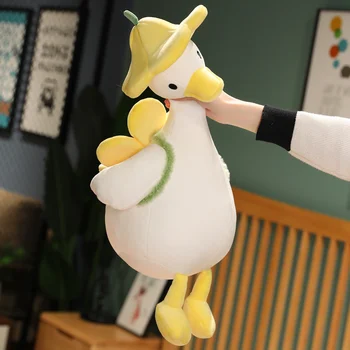 Nou 1 buc 35/40/55cm Duck Papusa Floare de Rață Jucărie de Pluș Umplute de Animale de Pluș Jucărie cel Mai bun Cadou Drăguț de Pluș Jucărie Simulare Păpușă Amuzant