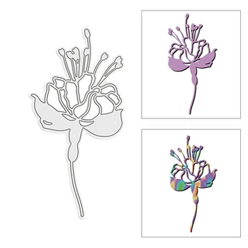Nou plin de grație Texturate Flori DIY Meșteșug Mucegai 2021 Tăiere a Metalelor, Matrițe, pentru Scrapbooking și Luare de Card Decorative în Relief Fără Timbru