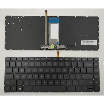 Noua Tastatura Laptop pentru HP Pavilion 13-U 13-U000 13-U020CA 13-U030NW 13-U036NW 13-U038CA 13-U100 cu iluminare din spate, Negru, Fara Rama