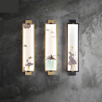 Noutatea pictura Chineză LED lumini de perete imagine de lumină pentru camera de zi de fundal cu led-uri moderne lampa de dormitor, noptiere, lămpi de perete