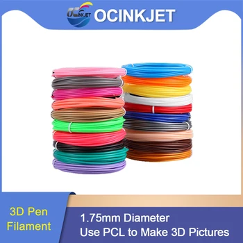OCINKJET de Imprimare 3D Pen Filament 10 Culori PCL Eco-friendly de Imprimantă Pen Consumabile 1,75 MM Diametru