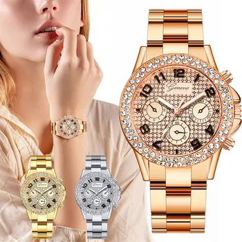 OTOKY 2021 coreean noul ceas de moda plin de diamant ceas rotund Nordic nișă design ceas simplu temperament bayan kol saati