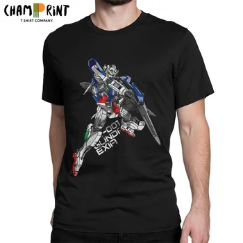 Oamenii GN-001 Gundam Exia T Shirt Anime Robot Topuri de Bumbac Unic Maneci Scurte Rotund Gat Tee Shirt New Sosire T-Shirt