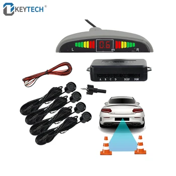 OkeyTech Senzor De Parcare Auto Sistem De Asistență La Parcare Radar Inversă Pentru Masina Auto Inversarea Radar Parcare Auto Detector De 4 Senzori