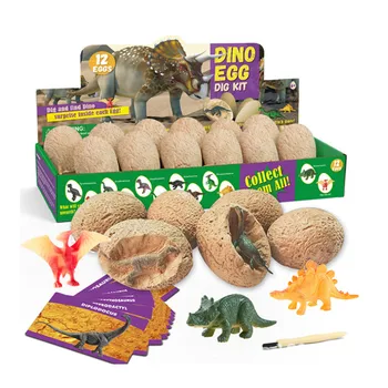 Ouă de dinozaur Pentru Copii 12BUC Dino Ou Excavare Kit STEM Jucării Pentru 3-12 Ani Copii Vechi de Învățământ Sape Kit Cu 12 Ouă Ușor Să