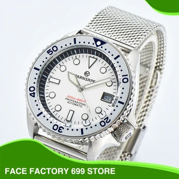 PARNSRPE - de Lux de înaltă calitate 42mm ultra-luminos luminos NH35 calibre automate bărbați ceas mecanic ceas cristal safir