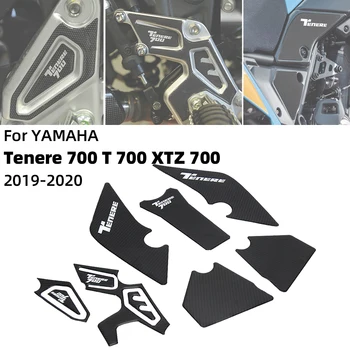 PENTRU YAMAHA Tenere 700 T700 Motocicleta Combustibil Rezervor Tampon de Autocolant de Cauciuc Partea de Ulei de Gaz Protector Acoperi Decal T 700 XTZ 700 2019 2020