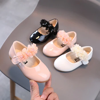 Pantofi pentru copii pentru Primavara fetite din Piele Printesa Pantofi Fete de Flori de Nunta de domnisoare de Onoare Copii Petrecere Apartamente Toamna Noua Moda