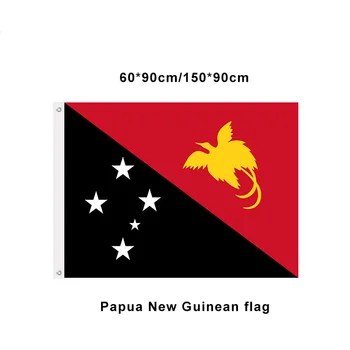 Papua Noua Guinee Pavilion Singură Față Imprimarea Poliester Interior Decor În Aer Liber Banner