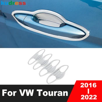 Partea Mânerului Portierei Castron Cupa Capacul Ornamental Pentru Volkswagen VW Touran 2016 2017 2018 2019 2020 2021 2022 Chrome Accesorii Auto Autocolant