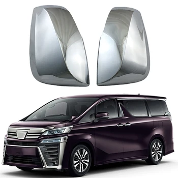 Partea de Acoperire Oglindă retrovizoare Suprapunere Lampa Crom Styling Auto Pentru Toyota Alphard VELLFIRE 2015-2019