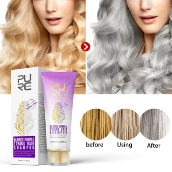 Parul Sulfat De Culoare Gratuit Tratate Sampon Par Blond Revitaliza Blond Decolorat & Subliniat Blonde Violet Îngrijirea Părului Șampon