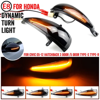 Pentru Honda Civic 2006-2011 Mașină Dinamică LED Oglinda Retrovizoare Lumini de Semnalizare Accesorii