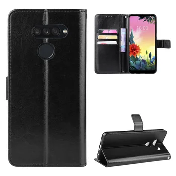 Pentru LG K50s Caz de Lux din Piele Flip Portofel Caz de Telefon Pentru LG K50s Caz Functia de Stand Titularului Cardului