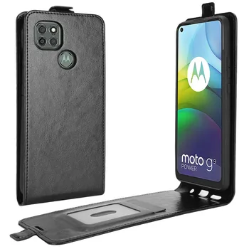 Pentru Moto G9 Putere De Caz Flip Din Piele, Huse Pentru Motorola Moto G9 Putere De Înaltă Calitate Verticale Portofel Din Piele De Caz