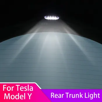 Pentru Tesla Model Y 20-23 de Înlocuire RearTrunk LED 8LED Margele Ultra-Luminos, Ușor-Plug de Iluminat Upgrade Masina Becuri Kit