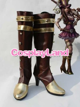 Personaliza Cizme LOL Cosplay Caitlyn Maro Cosplay Cizme Costum Cosplay Anime Petrecerea de Pantofi