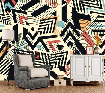 Personalizate 3d tapet abstract, geometric, picturi murale pentru living, dormitor, sala de mese fundal de decor acasă tapet
