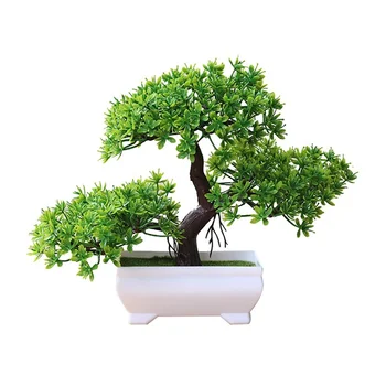 Plante artificiale Ghiveci pentru Bonsai Verde Copac Mic de Plante Fals Flori Ghivece, Ornamente de Gradina Acasă Decor Hotel de Partid Decor