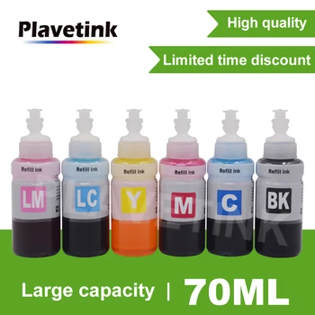 Plavetink 70ml Sticla de Cerneală de Imprimantă Kituri de Refill Pentru Epson T6731 T6732 T6733 T6734 T6735 T6736 XL Pentru Epson L850 L1800 Cartușe