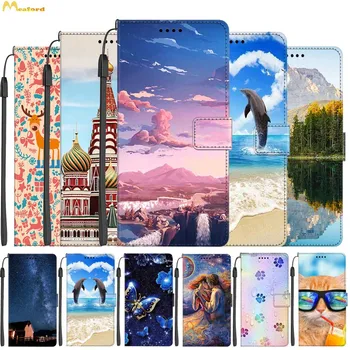 Portofel Pungi Pentru Samsung S9 Plus Caz De Închidere Din Piele Flip Book Cover Pentru Samsung Galaxy S7 Edge S8 Caz Cosul De Sloturi Drăguț Fundas