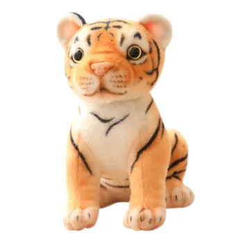 Posturi Cald Umplute Realiste Tigru De Pluș Jucărie Simulare Papusa Drăguț Animale De Companie Jucării Pentru Copii Decor Acasă Cadou Copil