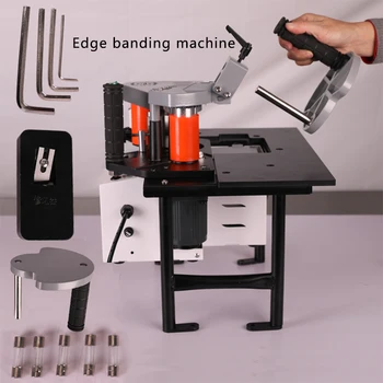Prelucrarea lemnului Edge Banding Machine Îmbunătățire Acasă Portabil față-verso Lipire Complet Automat, Manual de uz Casnic de Mici Welt