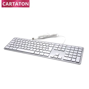 Prețul de fabrică alb standard ABS 108 taste tastatură clavier filaire