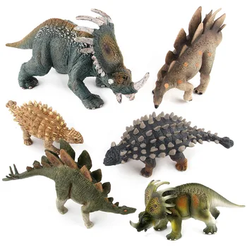 Produse clasice: Modelul Dinozaur Jucării pentru Copii Stegosaurus Unghii Dragon Triceratops Biologie Educație Cadou de Familie Ornamente