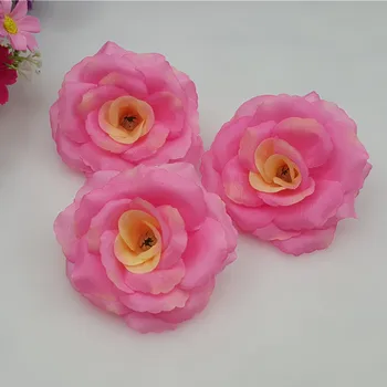 Puteți Amesteca Culori! 10BUC/Lot 8CM Piersic roz Artificiale de Trandafir Flori de Mătase Capete DIY Nunta Acasă Decor Festiv Consumabile Partid