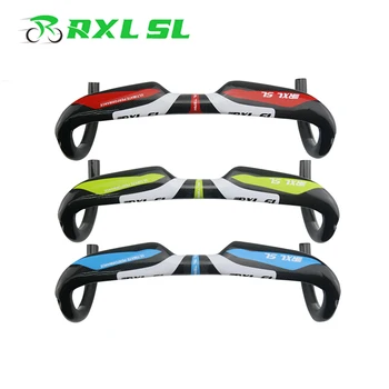 RXL SL Bicicleta Ghidon Biciclete Rutier Picătură ghidon 31.8 Biciclete Îndoit Bara de 3K Gloss Rosu/Albastru/Verde 400/420/440mm Carbon Ghidon