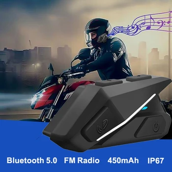 Radio FM Cască setul cu Cască fără Fir Bluetooth Casca Casti Hands-free Call Impermeabil de Anulare a Zgomotului Music Player