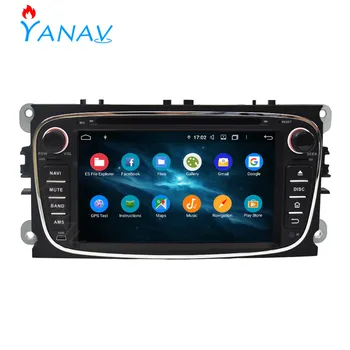 Radio auto dvd 2 Din Android receptor stereo PENTRU Ford mondeo Tourneo Connect S-max 2007-2010 multimedia player Auto navigație GPS