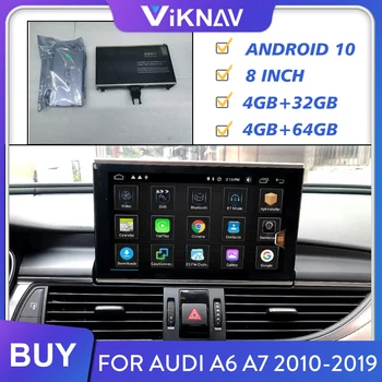 Radio auto pentru Audi A6 A7 2010-2019 Android 10 Auto Receptor Stereo Multimedia Player Unitate Cap Ecran Construit în Carplay BT WIFI