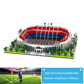 Renumite Centre Sportive Lume Minunat De Fotbal Pe Stadionul Steaua Mici Granulare Bloc Fanii Modelului Prietenul Cadou Puzzle Caramida