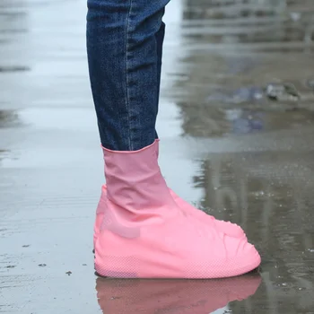 Reutilizabile Latex rezistent la apa de Ploaie Pantofi Acoperă Portabil Cauciuc rezistente la Alunecare Rain Boot Galoși S/M/L Unisex Incaltaminte Accesorii