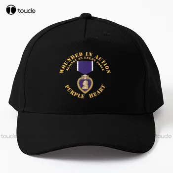 Rănit În Acțiune - Violet Inima V1 Șapcă De Camionagiu Pălării Pentru Bărbați În Aer Liber Capac De Bumbac Pălării De Soare Streetwear Harajuku Denim Capac