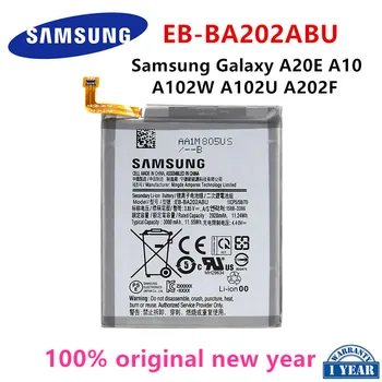 SAMSUNG Orginal EB-BA202ABU 3000mAh Baterie Pentru Samsung Galaxy A20e A10e A102W A102U A202F SM-A202F/DS, SM-A202F telefon Mobil