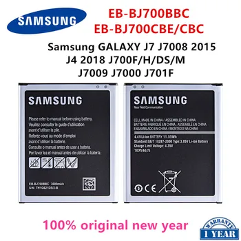 SAMSUNG Orginal EB-BJ700BBC EB-BJ700CBE Baterie de 3000mAh Pentru Samsung Galaxy J7 2015 J4 2018 J7000 J7009 J7008 J701F J700F NU NFC
